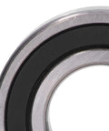 Rubber Sealed Deep Groove Ball Bearings Pack 3 Piece Kit With Various Sizes For Motors And Machinery Handling Radial And Axial Loads 6206 Rubber Seal Top Notch Durable High Capacity And Smooth Performance close-up