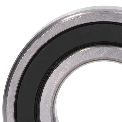 Rubber Sealed Deep Groove Ball Bearings Pack 3 Piece Kit With Various Sizes For Motors And Machinery Handling Radial And Axial Loads 6206 Rubber Seal Top Notch Durable High Capacity And Smooth Performance close-up