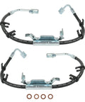 Jeep Wrangler Brake Hydraulic Hose Replacement Kit 2011-2017 3.6L 3.8L JK Front Driver And Front Passenger Side Fits OE Style H621750 H621749