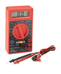 Portable All-In-One 7 Function Digital Multimeter With 750 VAC Range 45-450 Hz, 3.5 Inch LCD Display, with test leads