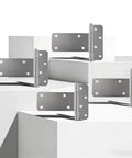 4-pack 5 Inch Heavy Duty Gate Hinges 260 Lbs Capacity Black Finish on display