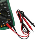 Pro Grade Digital Multimeter Auto Range And Manual Range 4000 Counts AC DC Voltage Current Resistance Capacitance Tester with leads