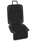 Universal Car Seat Protector For Kids And Pets, Waterproof Non Slip Leather Mat With 2 Mesh Pockets, Black, easy clean