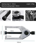 Smooth Operator Two Jaw Wheel Hub Bearing Puller, rugged alloy, 0-130mm range, 1.07kg, for quick servicing of stubborn gears.
