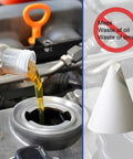 50 Pack Disposable Paper Oil Funnels For Cars No Spill Automotive Fluid Dispenser Cone Funnel Set For SUVs Sedans Trucks