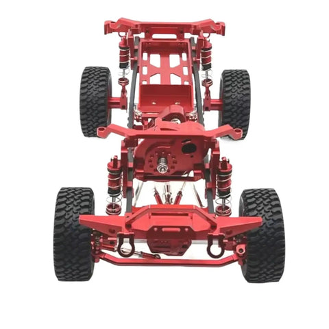 Metal RC Car Chassis Frame Upgrade For One Twelfth Scale Racing Cars Compatible With MN128 MN86 G500 front view