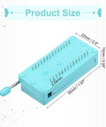 6 Pack Universal ZIF IC Test Socket 28 Pin 2.54mm Pitch DIP Socket For Microcontrollers Chips And Breadboards With Locking Clip