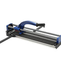 Close-up of a 24 Inch Manual Tile Cutter With Tungsten Alloy Wheel And Guided Rail for smooth cuts and precise scoring.