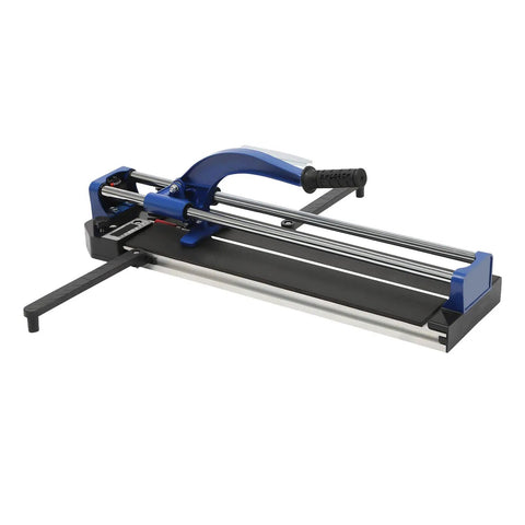 Close-up of a 24 Inch Manual Tile Cutter With Tungsten Alloy Wheel And Guided Rail for smooth cuts and precise scoring.