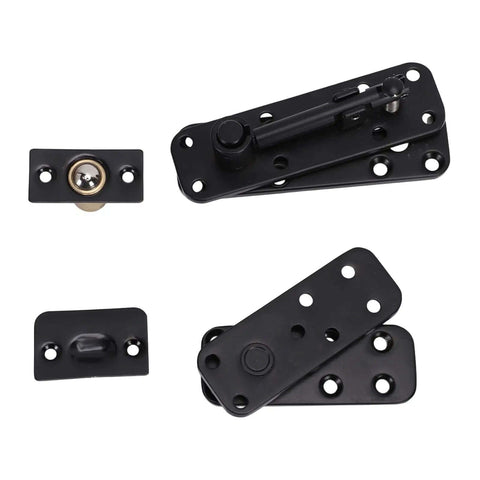 Concealed Pivot Door Hinge Set 570Lb Load Bearing 360 Degree Silent Rotation Heavy Duty Stainless Steel Hardware includes screws and ball joint
