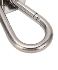 Close-up of Heavy Duty Stainless Steel Ceiling Hooks Set for Swing Suspension and Hammock Chairs U Type Fixing Hooks 304 Stainless Steel