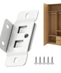 Beefy Heavy Duty Removable L Shaped Cabinet Brackets With Screws for strong clean mounts concealed fastening system shown with cabinet