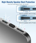Dope USB C Dust Plug With Speaker Cover And 5 In 1 Cleaning Kit for iPhone 15 16 17 detailed speaker dimensions guide