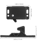 RV Cabinet Latches Two Pack With Spring Hook Lock Push To Close Drawer And Door Catch Peel And Stick Mount No Tools Required