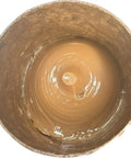 Top view of Premium High Temp Lithium Complex Grease for Extreme Pressure and Water Resistant Rugged Use in a container.
