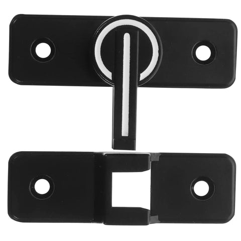 Heavy Duty Stainless Steel Slide Bolt Lock With Glow In Dark Night Light Feature And Pick Proof Ball Catch For Sliding Barn Doors Screens And Garden Gates No Sweat Install Smooth Glide Action, black finish.