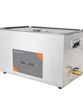 Badass Digital Ultrasonic Cleaner Machine 10L 240W Stainless Steel Heated Tank With Adjustable Timer, showing front controls and tank.