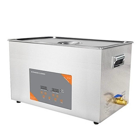 Badass Digital Ultrasonic Cleaner Machine 10L 240W Stainless Steel Heated Tank With Adjustable Timer, showing front controls and tank.