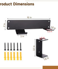 Wall Mount Hydraulic Floor Jack Storage Rack Universal Fit For Most Hydraulic Floor Jacks Space Saving Garage Organizer dimensions