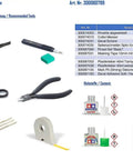 Tools and accessories for constructing the 1/72 Kawasaki Ki-61 Id Hien Plastic Model Aircraft Kit With Elongated Nose And Slimline Fuselage.