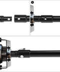 Connecting pieces of a Beefy Auger Extension Drill Bit Set With 8 Inch 12 Inch And 20 Inch Lengths Fits Three Quarters Inch Shaft
