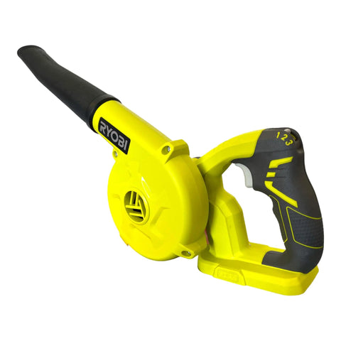 Heavy Duty 18V Cordless Workshop Blower For Slick Dust Sweep And Sawdust Cleanup With Triple Power Settings, yellow design