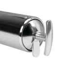 Close-up of knurled thick wall barrel of Air Grease Gun For Automotive, Workshop, And Marine Use With 4500 To 6000 PSI At The Tip
