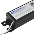 Close-up of Quik Pak Of 10 Fluorescent Electronic Ballasts For 3 F32T8 Linear Lamps showing NEMA Premium label and wiring