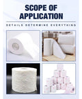 Compact Toilet Paper Making Machine Kickstart Your Biz With Smooth Tissue Production Line Easy Setup For Small Shops And Commercial Ventures Custom Cores rolls displayed in various forms and textures.