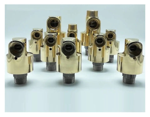 Brass Rotary Joint Swivel Union 360 Degree Water Oil Air Go-To Connector DN25 1 Inch Left Thread Universal Swivel For Hydraulic Piping And Construction Machinery brass swivel joints