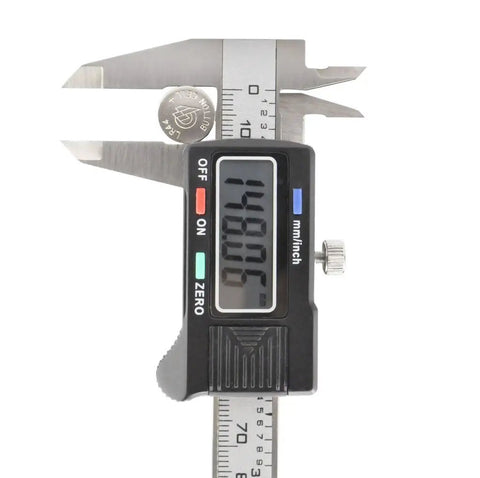 Handy Digital Stainless Steel Caliper Micrometer With Inch And Millimeter Conversion, 0-100 Mm, 0-4 In Range, LCD Display