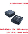 Top Tier Isolated Dc To Dc Converter 20W Power Supply Module for voltage regulation in electronics, compact black design.