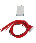 Beefy 13S 48V Lithium Battery Management Board With Smart Cell Balancing And No Sweat Short Circuit Breaker For E Bikes Scooters And Heavy Duty Power Tools Equipment, with connecting wires.