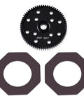 Steel Spur Gear Set 66T 48P Hardened Steel Main Gear Upgrade For RC Cars Compatible With Team Associated DR10 RC10 B4 B5 T4 T5