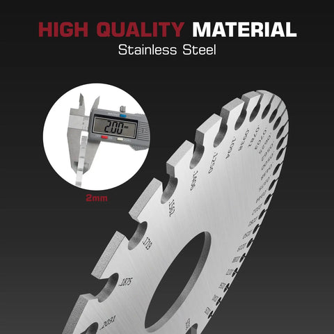 Pro Grade Stainless Steel Sheet Metal Gauge Thickness Tool Dual Sided Round Thickness Gauge for Zero to Thirty Six Reading