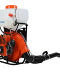 Backpack Gas Powered Sprayer For Lawn And Garden, 43cc 2.13 kW Beast Engine At 7500 RPM, 14L Tank, Orange Finish