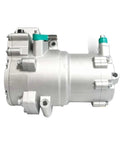 Straight Up Reliable Electric AC Compressor For MG EHS ZSEV ERX5 MG5EV And Roewe 550 OEM Replacement side view with connectors.