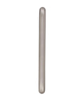 Side view of Brushed Chrome Cabinet Pull 4 Inch Center to Center Contemporary Style Everyday Heritage Drawer Pull