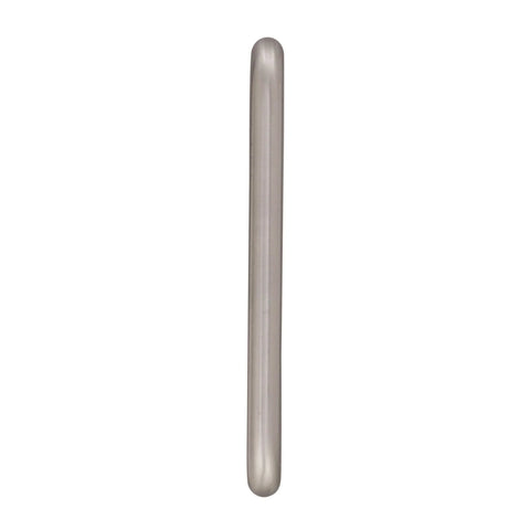 Side view of Brushed Chrome Cabinet Pull 4 Inch Center to Center Contemporary Style Everyday Heritage Drawer Pull