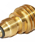 Brass Propane Tank Adapter Converts POL LP Tank Service Valve To QCC1 Type 1 Hose Or Regulator For Old To New Style Systems