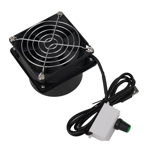 Super Handy Usb Adjustable Soldering Fume Extractor Smoke Absorber Fan With Duct Pipe for welding with adjustable speed knob.