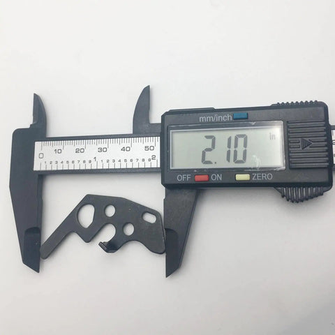 Steel Drop-In Auto Release Plate Replacement Upgrade Kit For 10-22 Rimfire Rifles Easy Install Beefed-Up Durability measured at 2.10 inches