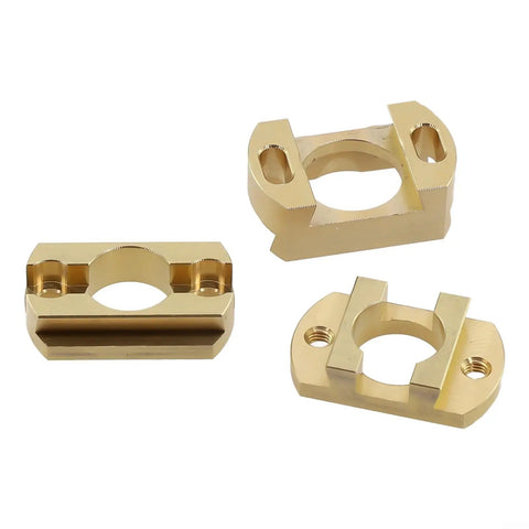 Oldham Coupler for 3D Printer Z Axis T8 Screw Upgrade Kit, Gold Tone Brass Link Reducing Vibration Noise and Chatter, Smooth, Precise Motion, Easy Repair and Calibration for Hot Bed Drive brass couplers