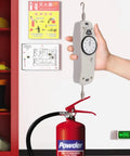 100Lb Push Pull Force Gauge Handheld Tester For Measuring Push And Pull Forces With High Accuracy Within Five Tenths Of A Percent And Lightweight Portable Design, hand-held on fire extinguisher