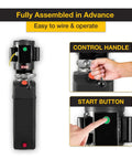 Beefed Up 3.7 Gallon Hydraulic Pump Unit For Car Lifts 3HP 2950 PSI Replacement Pump With Relief Valve, control handle and start button close-up.