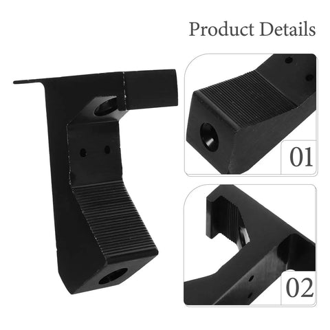 No More Squeaks Wood Floor Repair Kit With Aluminum Alloy Screws For Five Eighths Inch Or Thicker Boards Easy Gap Fixer For Home And Office Use Reinforce And Restore Hardwood Floors black repair clamp details