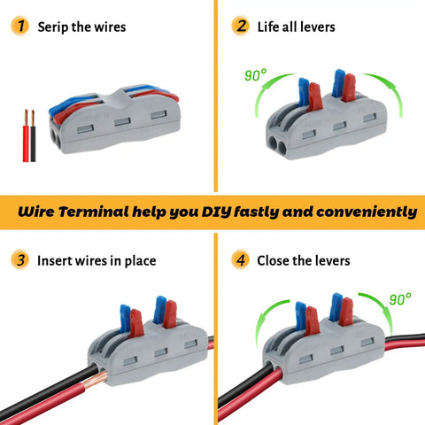 Battery Adapter For RC Toys And Projects With Switch Terminals Fuse Holder 30A Fuses And 12AWG Wire Heat Resistant ABS Converter
