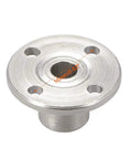 Front view of 5mm Inner Dia Rigid Flange Shaft Coupler For Motors H12 By D10, showing the 4-hole design and 16mm spacing