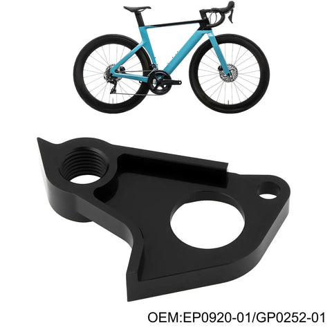 Derailleur Hanger GP0252-01 EP0920-01 Direct Replacement For Canyon Aeroad CF SL Disc bike with OEM numbers visible