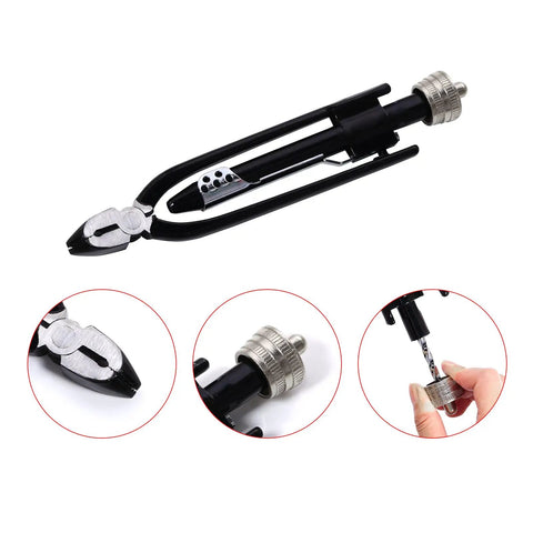 6 Inch Safety Wire Pliers With 25 Feet Stainless Steel Wire Pro Grade Heavy Duty Wire Twisting Tool for Aircraft and Vehicles